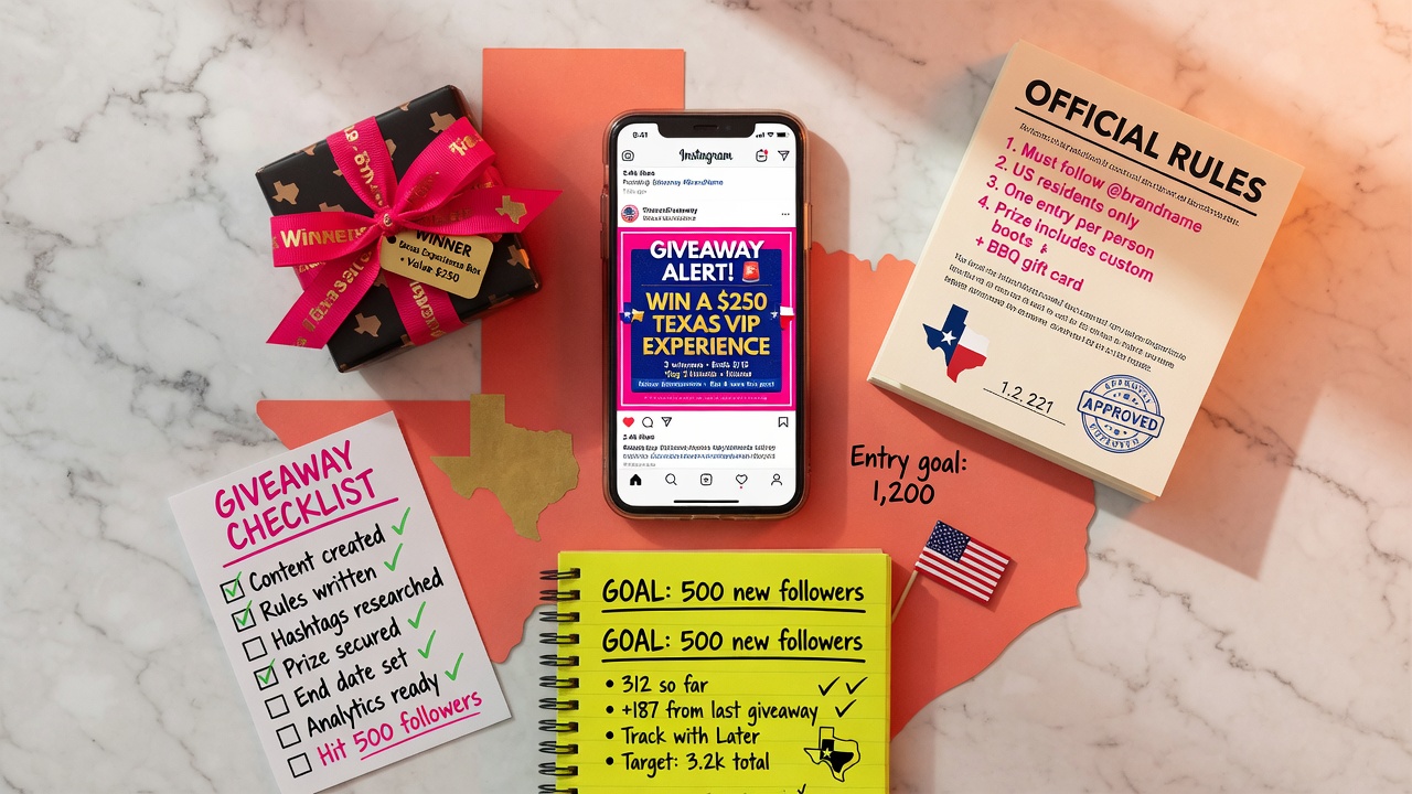 How to Run a Social Media Giveaway: 5 Rules + Texas Legal Guide